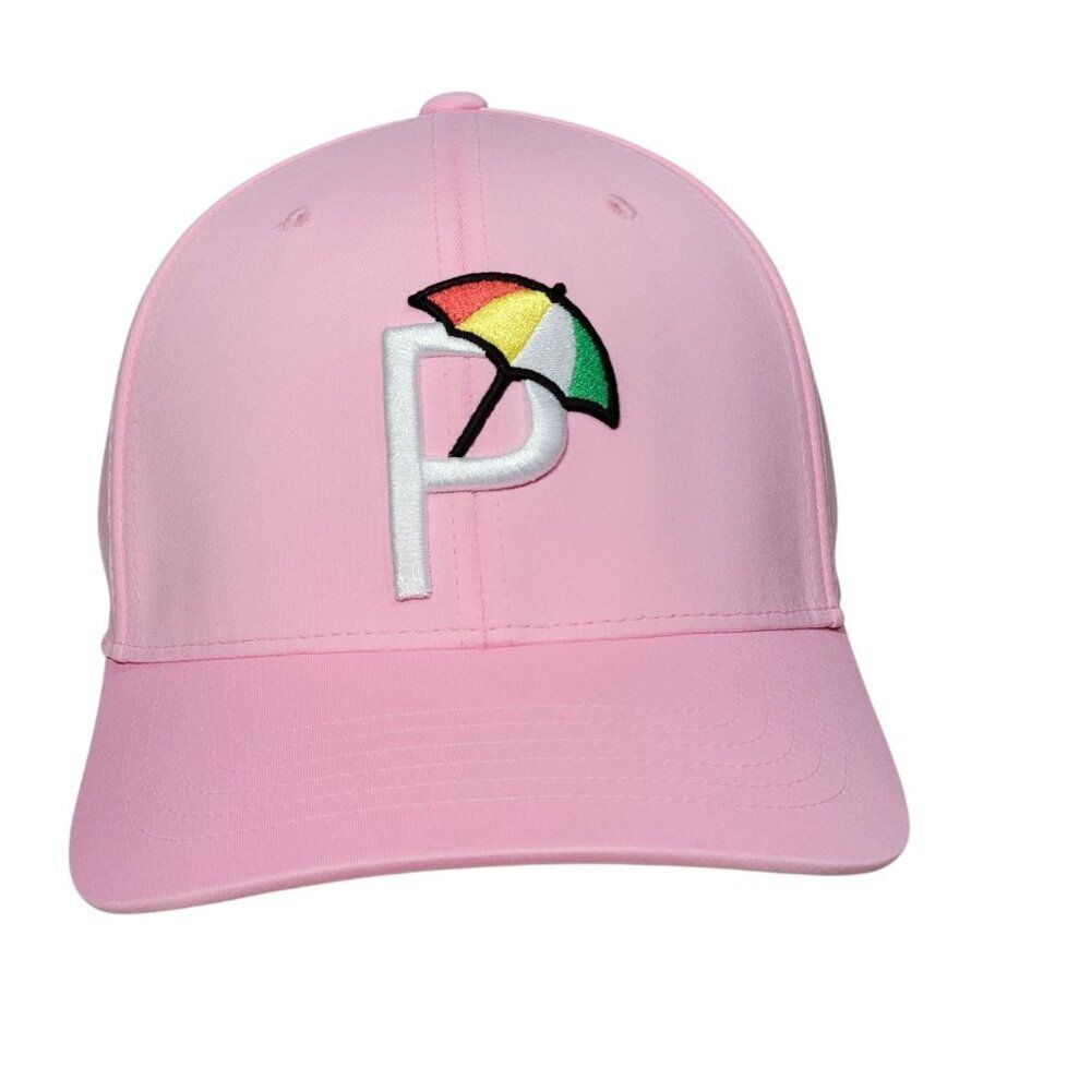 PUMA Arnold Palmer Golf Hat Men Women Unisex Logo‎ Adjustable Snapback Pink NEW